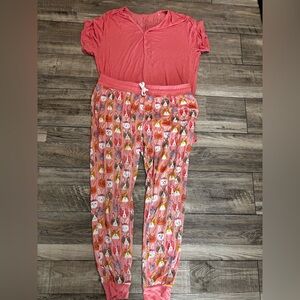 Little Sleepies Pink Animal Print Pajama Set